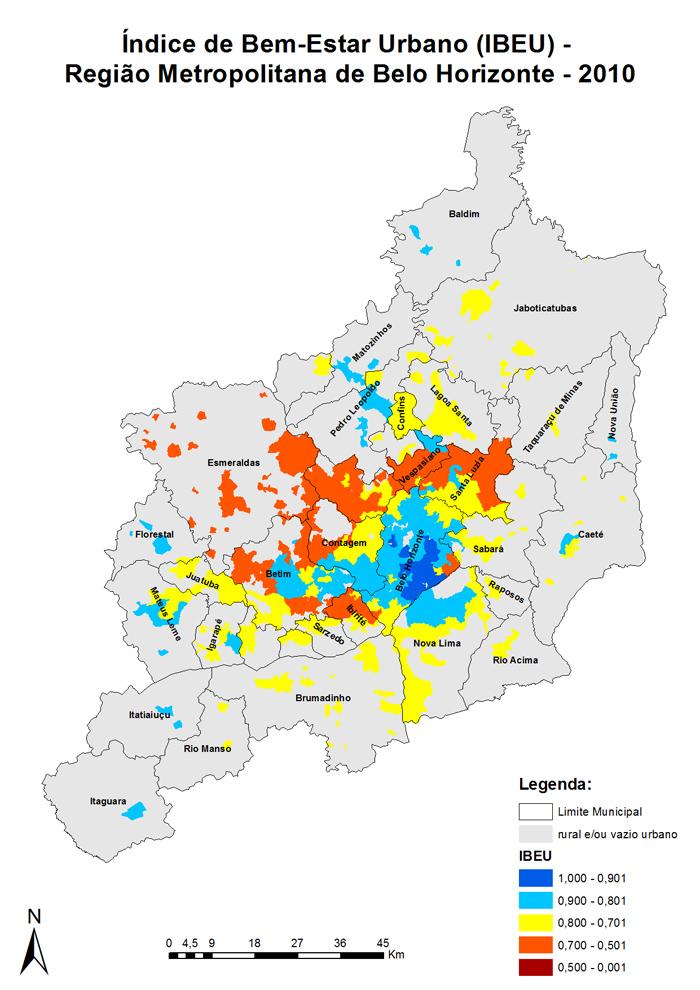 Mapas RM de Belo Horizonte